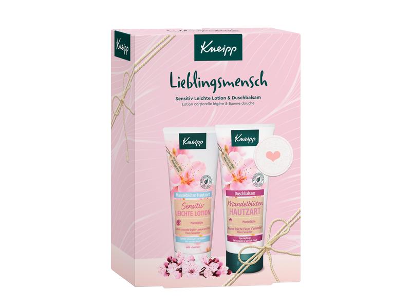Kneipp Geschenkset Lieblingsmensch Mandelblüte 2-teilig Reichhaltiges und feuchtigkeitsspendendes Pflegeset mit Mandelblütenduft