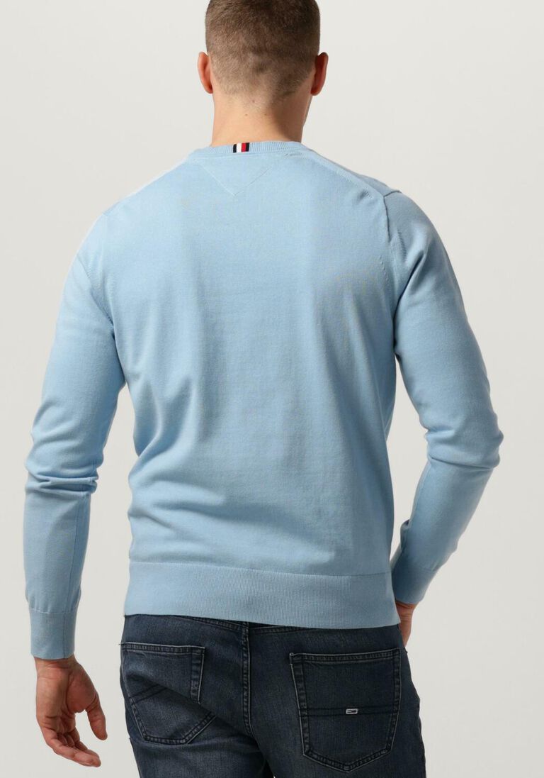 TOMMY HILFIGER blauwe tommy hilfiger sweater 1985 crew neck sweater
