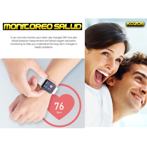 Relógio Esportivo Inteligente Klack para Corrida com Monitor de Frequência Cardíaca