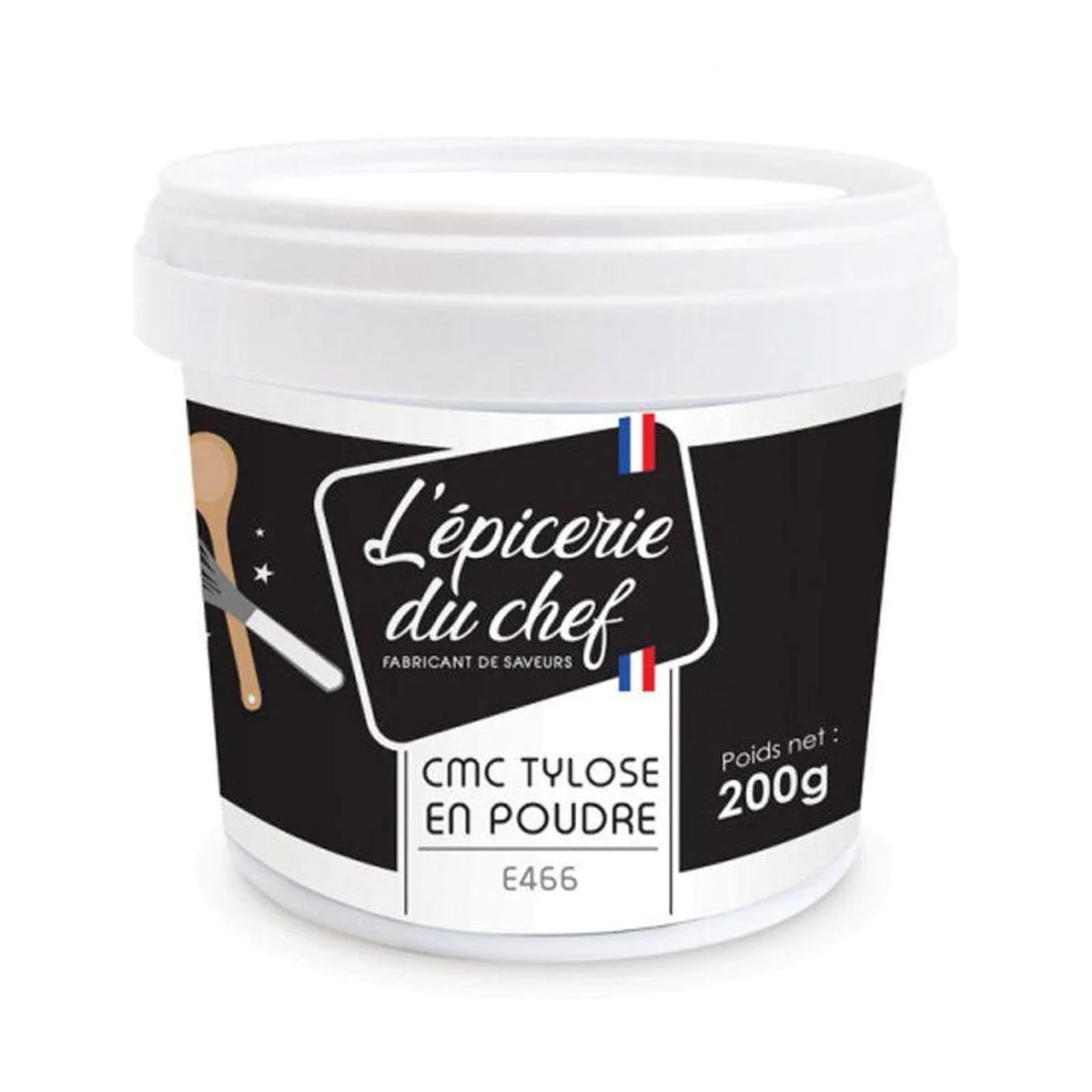 Colle alimentaire en poudre CMC tylose 1,4 kg Scrapcooking