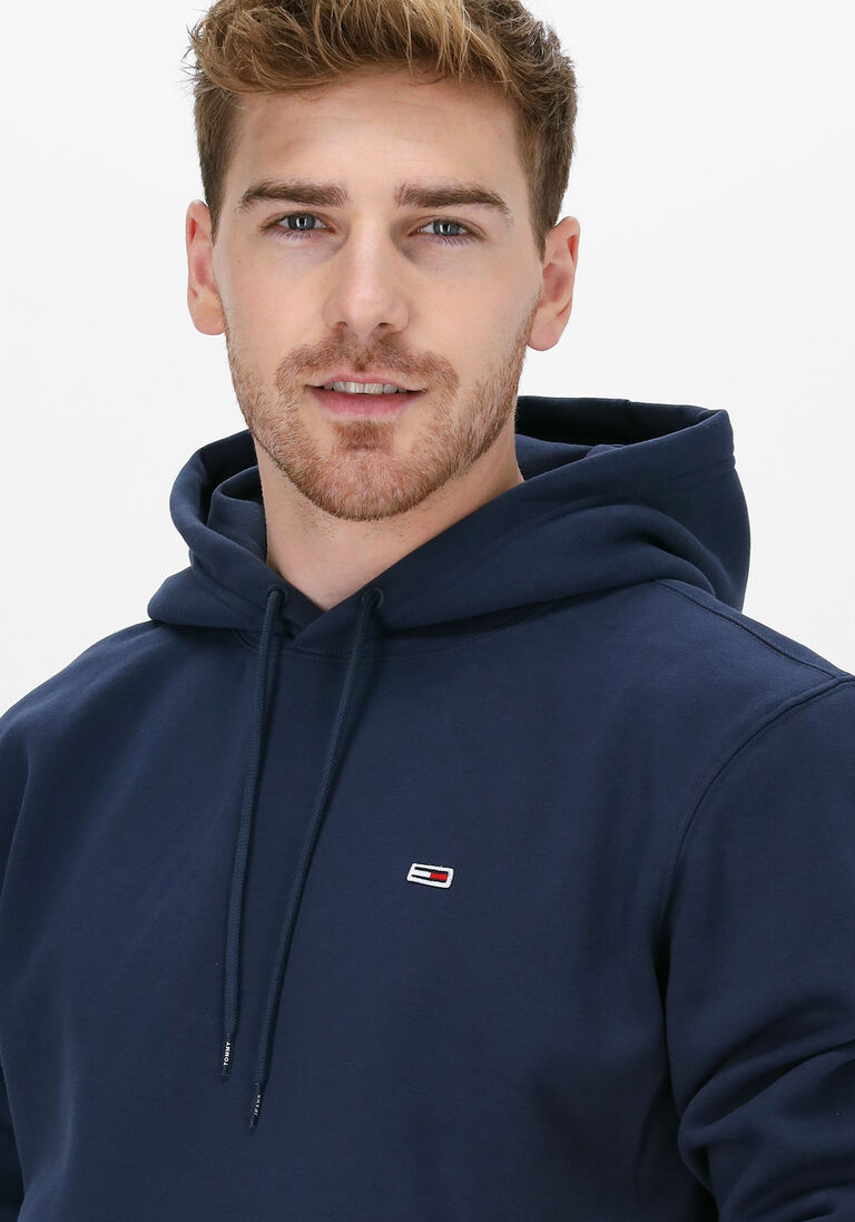 TOMMY JEANS donkerblauwe tommy jeans sweater tjm regular fleece hoodie
