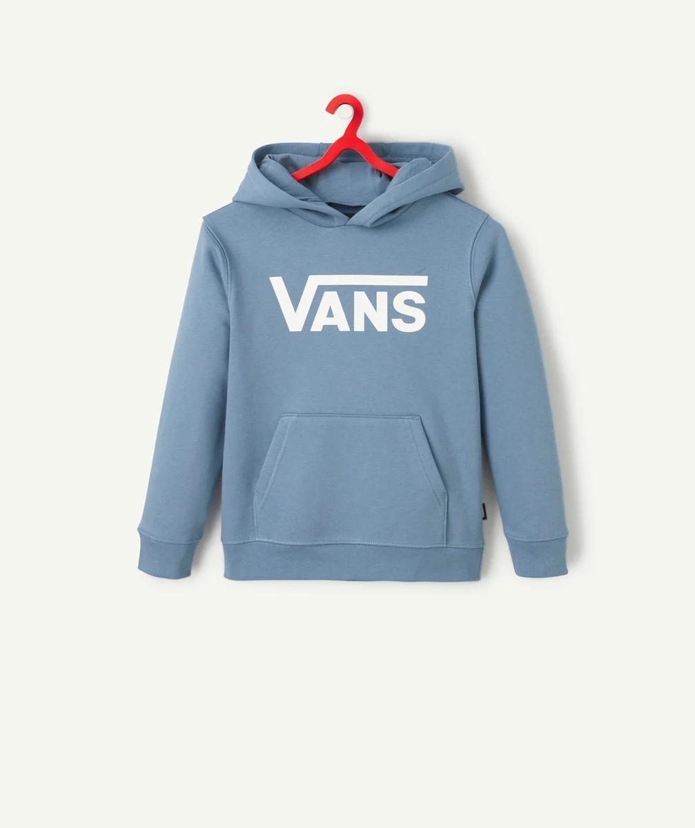 VANSSWEAT À CAPUCHE CLASSIC PO BLEU AVEC LOGO