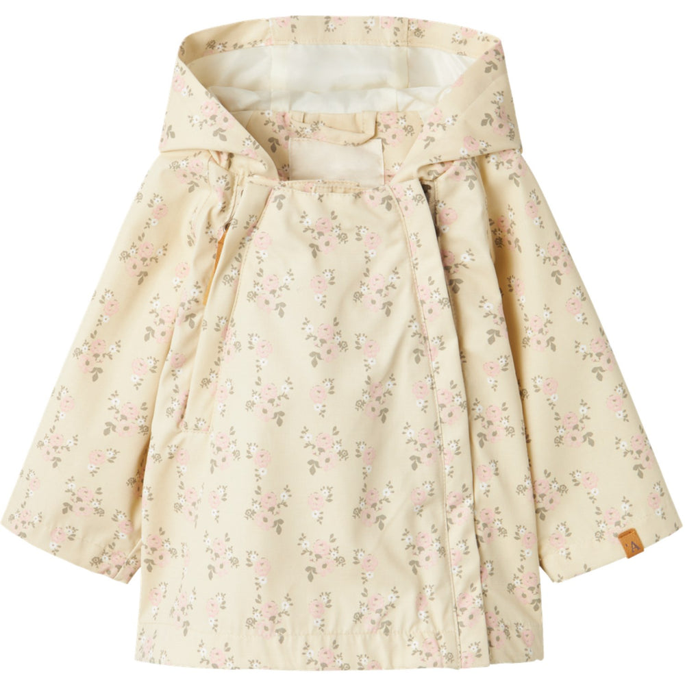 Køb Lil'Atelier Bleached Sand Gerda Loose Jakke AOP Fo