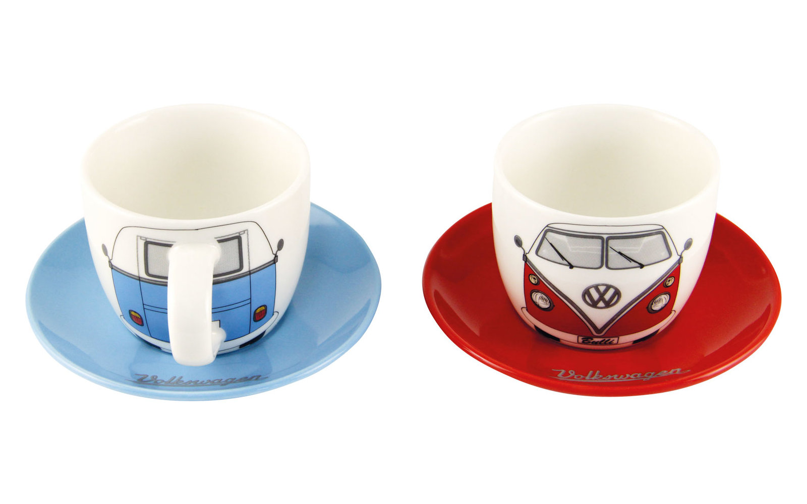 VW Collection T1 Bulli Espresso Tassen Set 2 Stück 100 ml