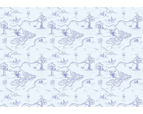 Vliesbehang DX8-032 Disney Edition 4 Winnie de Poeh Pat 8-delige set 400 x 280 cm