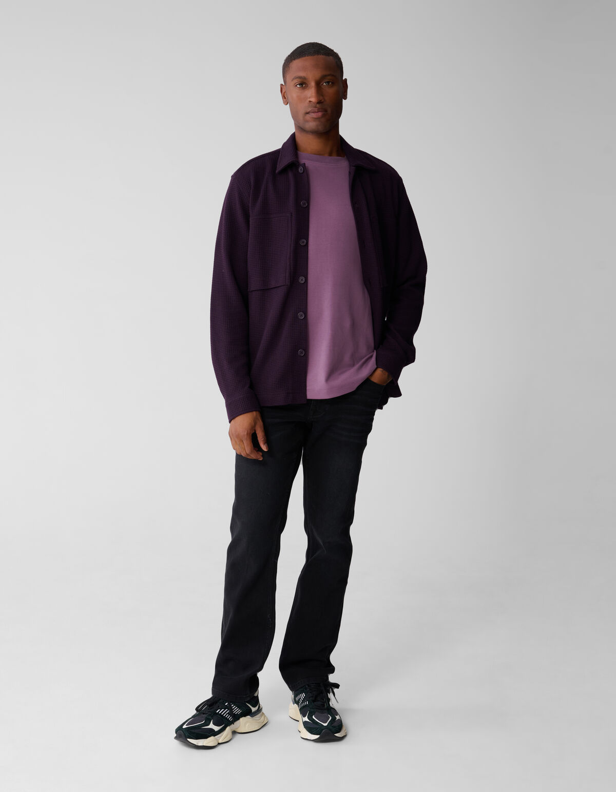 Slim Straight Fit Jeans Donkergrijs L34