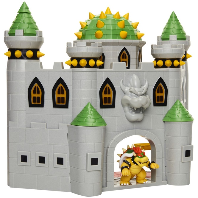 Super Mario - Spielset - Deluxe Bowser's Castle - mit Bowser Figur