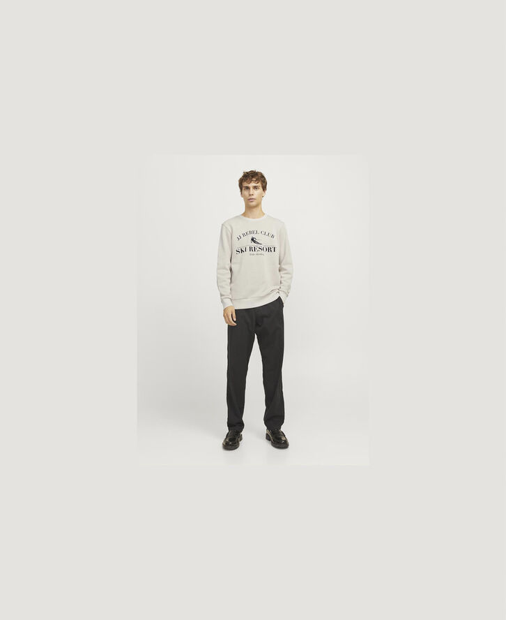 JJ-REBEL JREBANDREW SWEAT CREW NECK Moonbeam