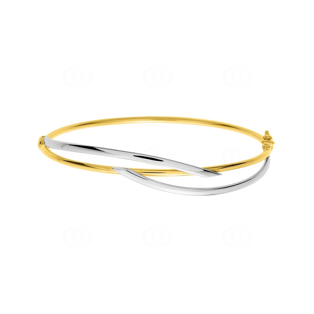 Armreif 375/9 K Gelb-/ Weissgold