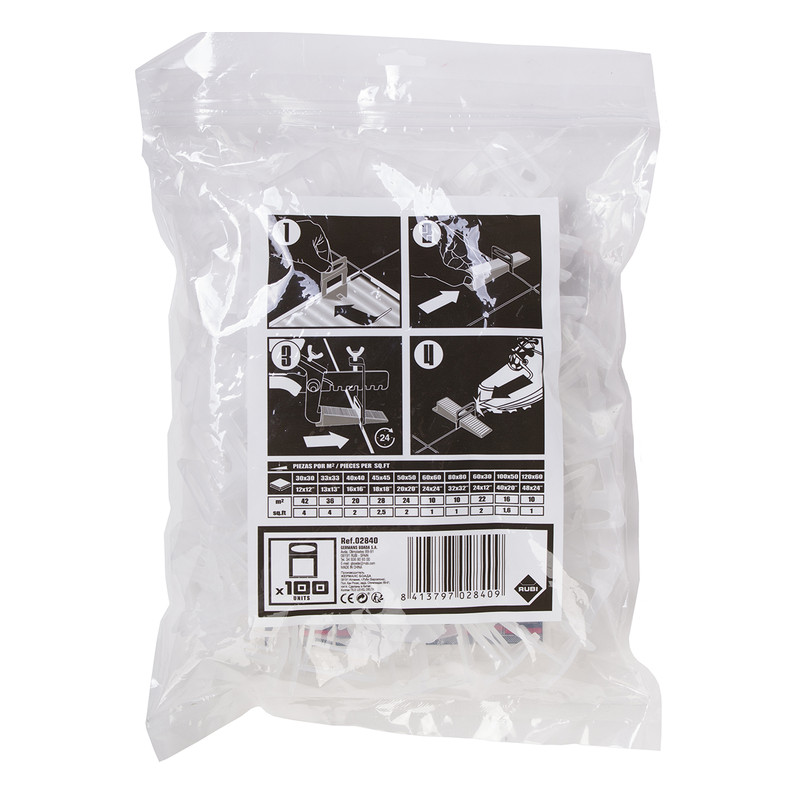 Rubi Delta Level Systeem clip 3-12mm 1.5mm