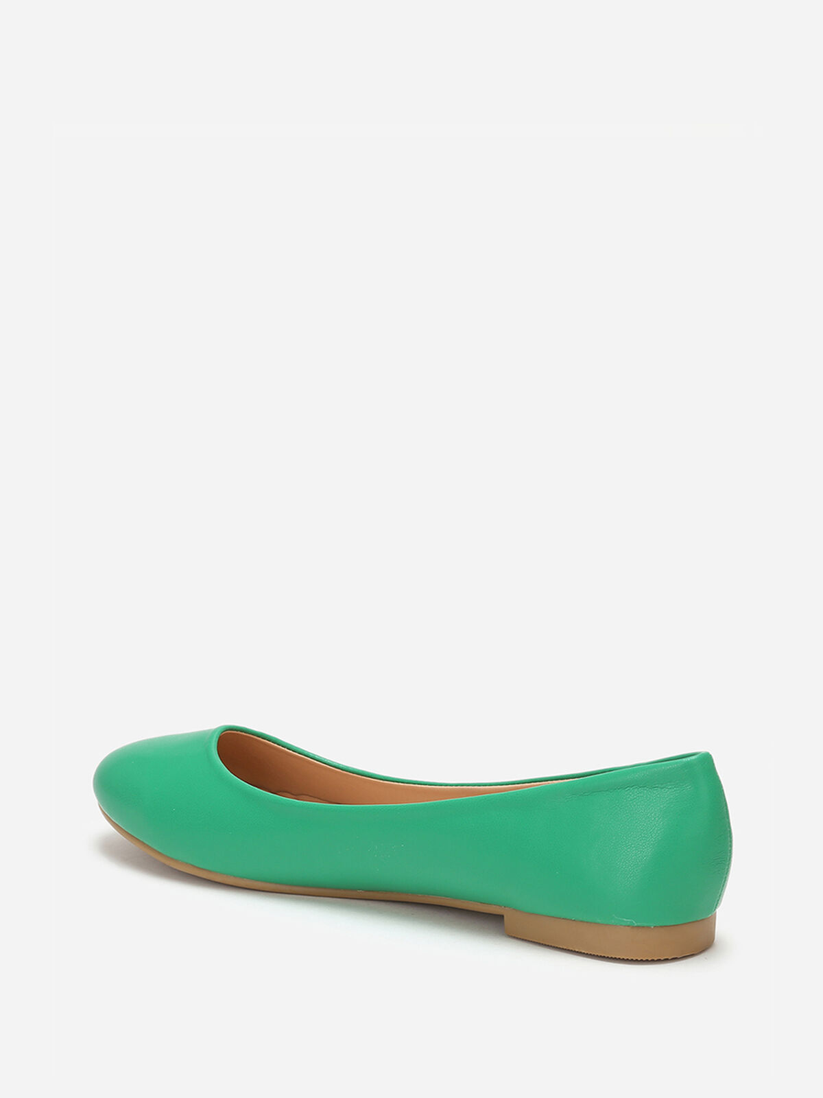 Ballerines à bout arrondi grandes tailles- Vert