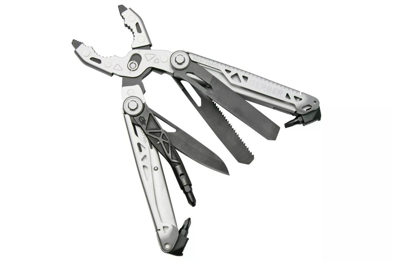 Gerber Dual Force, 001613, zilver/zwart, multitool