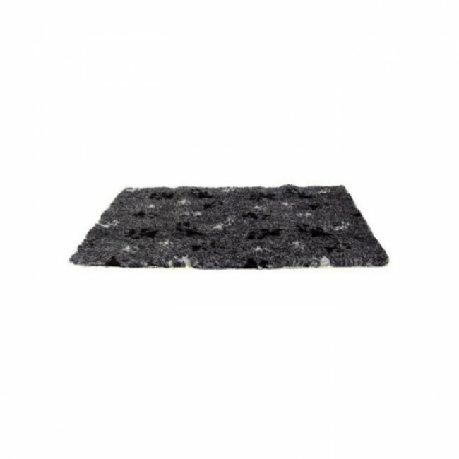 Tapis pour chien antidérapant gris anthracite Silky Anka