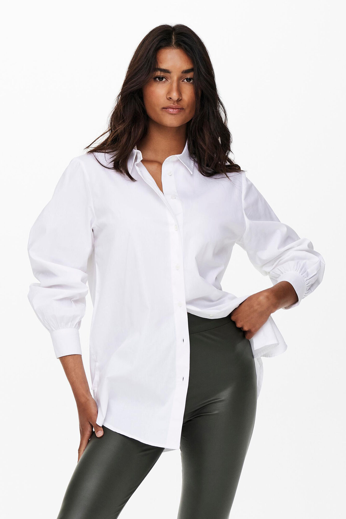 Camisa de manga comprida oversized