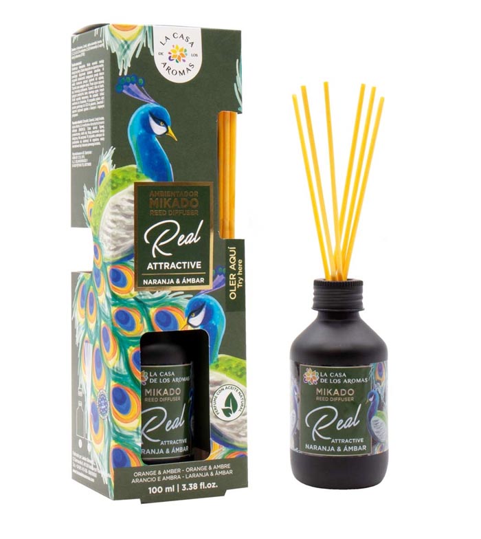 La Casa de los Aromas - Ambientador Mikado 100ml - Real Attractive