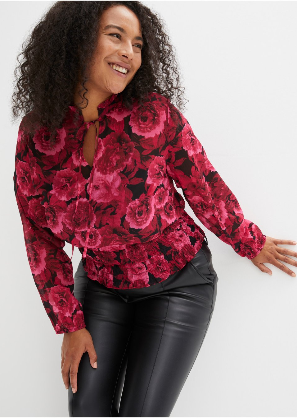 Blouse en chiffon