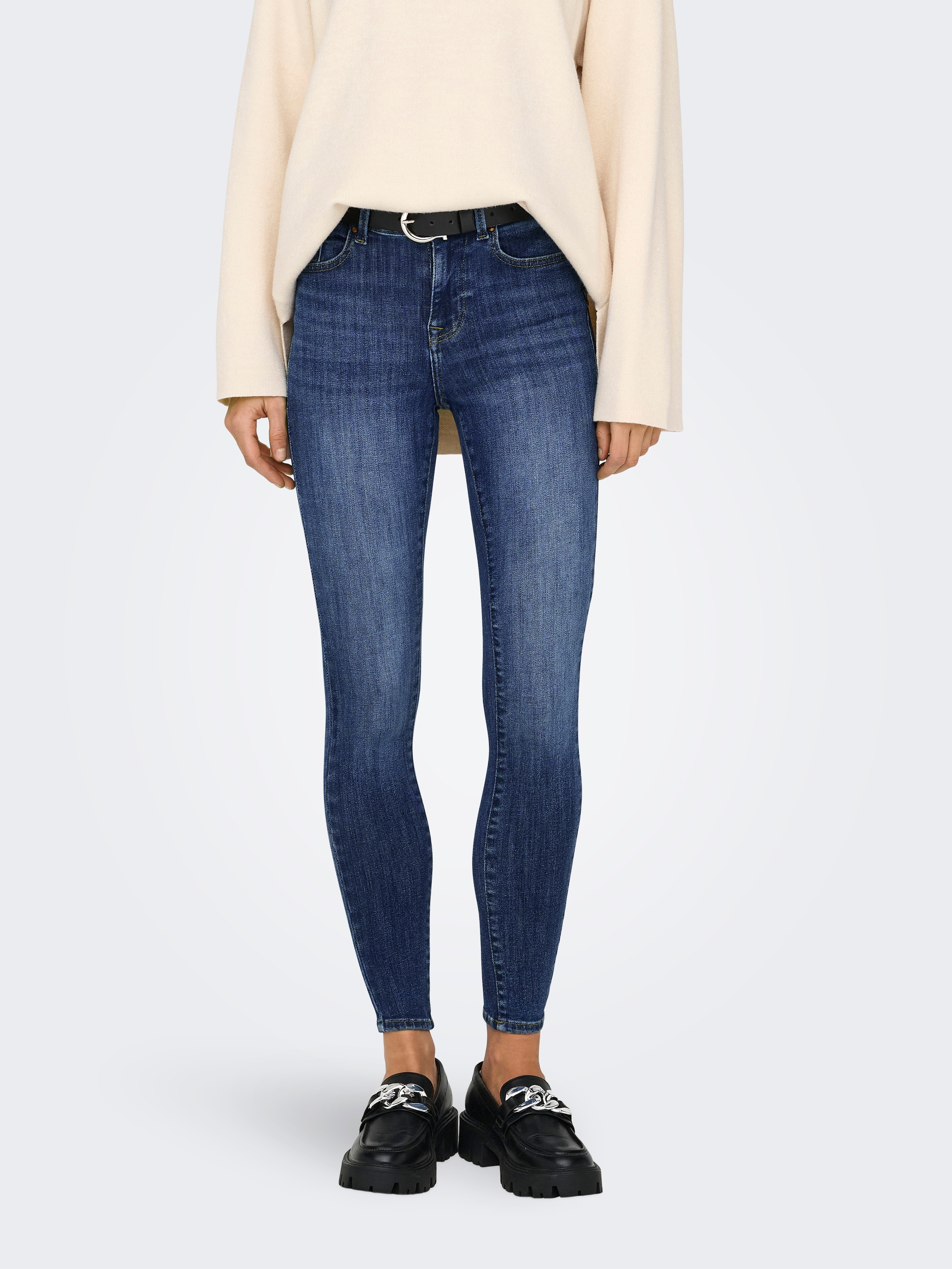 ONLY Skinny-fit-Jeans »ONLPOWER MID SK PUSHUP DNM TAI012 NOOS«