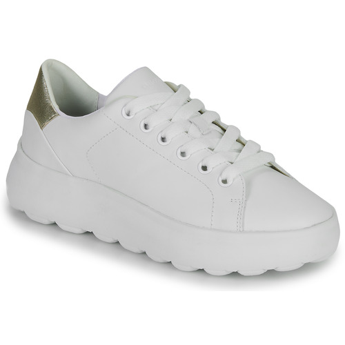 Geox - D SPHERICA EC4.1 SNEAKERS - Blanc / Argenté
