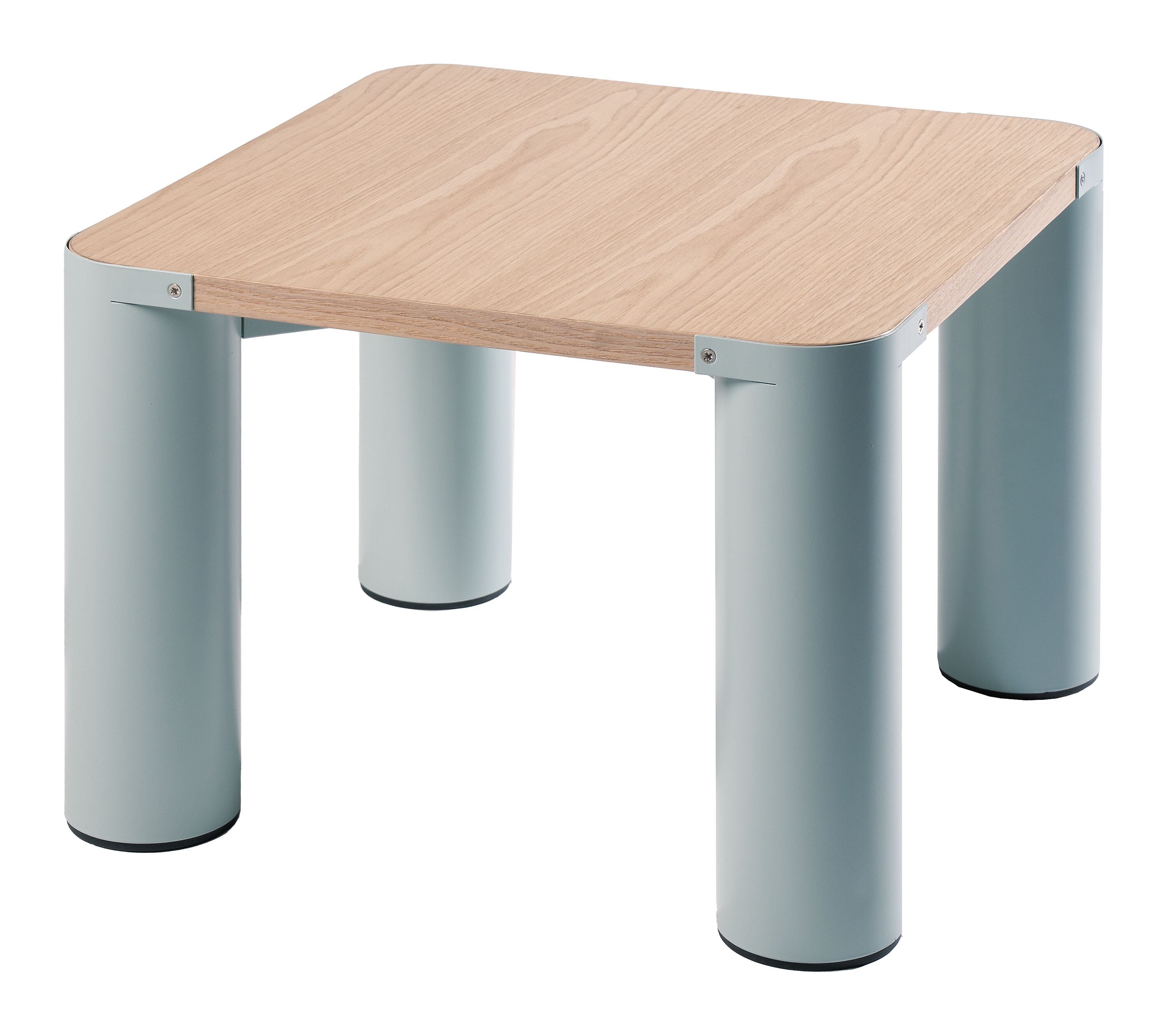 HOMEWORKS Beistelltisch - Blau / B: 50.0 cm x T: 50.0 cm x H: 35.0 cm