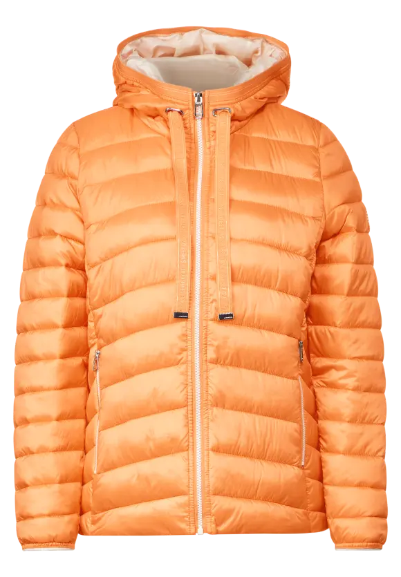 Kurze Steppjacke - strong apricot