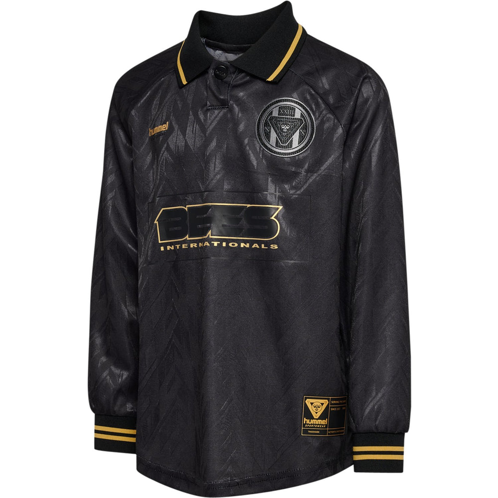 Køb Hummel Black Jr Loose Bay Soccer Jersey L/S