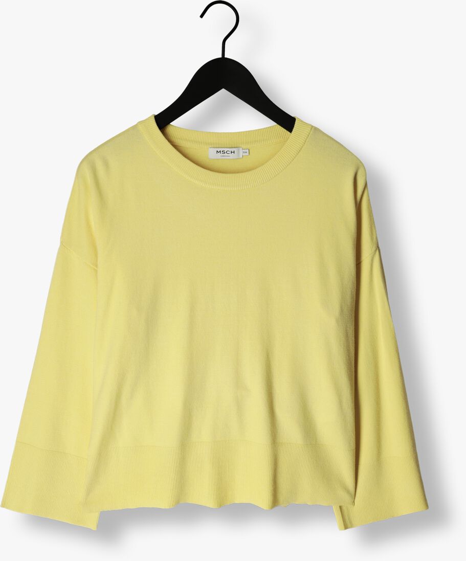 MSCH COPENHAGEN gele msch copenhagen trui dalinda rachelle pullover