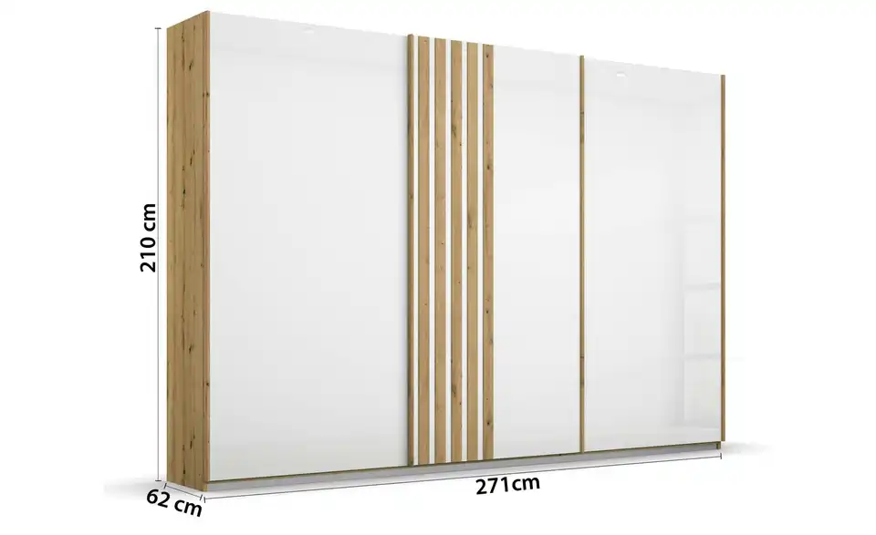 Schwebetürenschrank Mosbach 3 Stück 271 cm