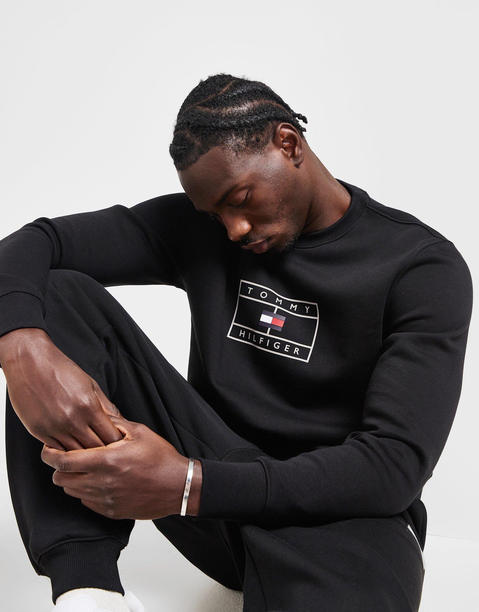 Tommy Hilfiger Sweat à Col Rond Drapeau
