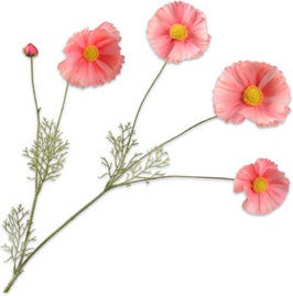 Silk-Ka kunstbloem Cosmos roze 92 cm