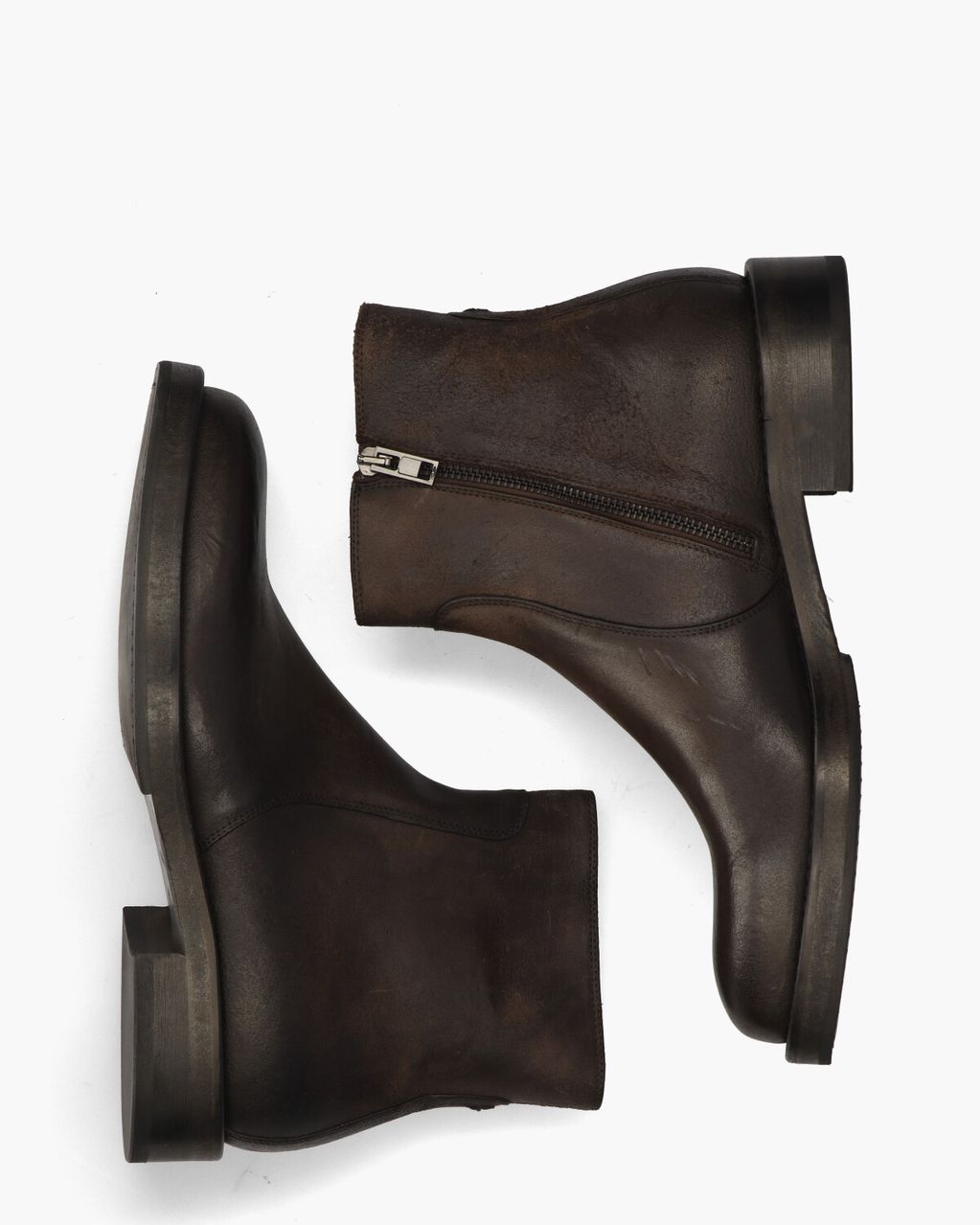 Fabrizio Silenzi 3007 Donkerbruin Heren Enkelboots