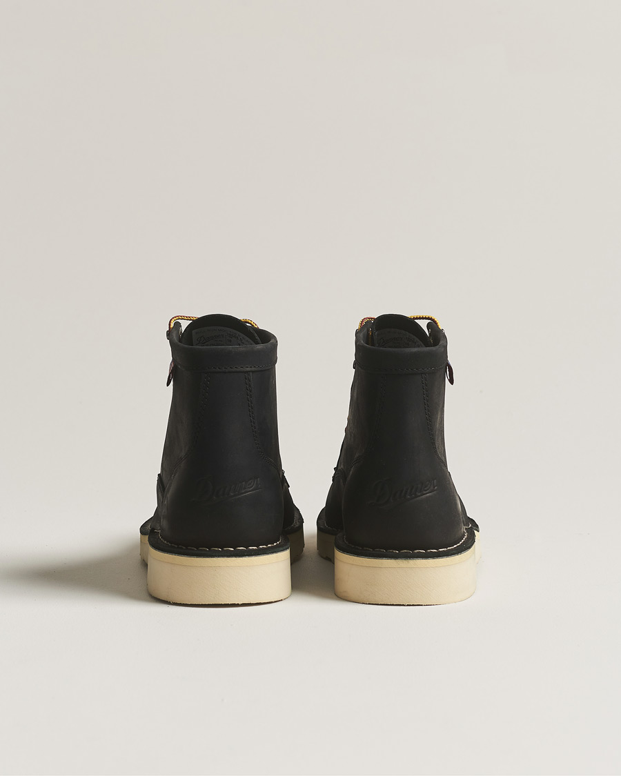 Danner Bull Run Leather Moc Toe Boot Black
