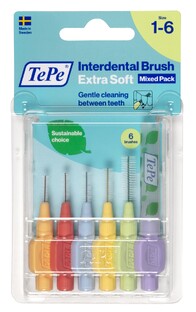 TePe Interdentale Rager Extra Soft Alle Maten 6ST