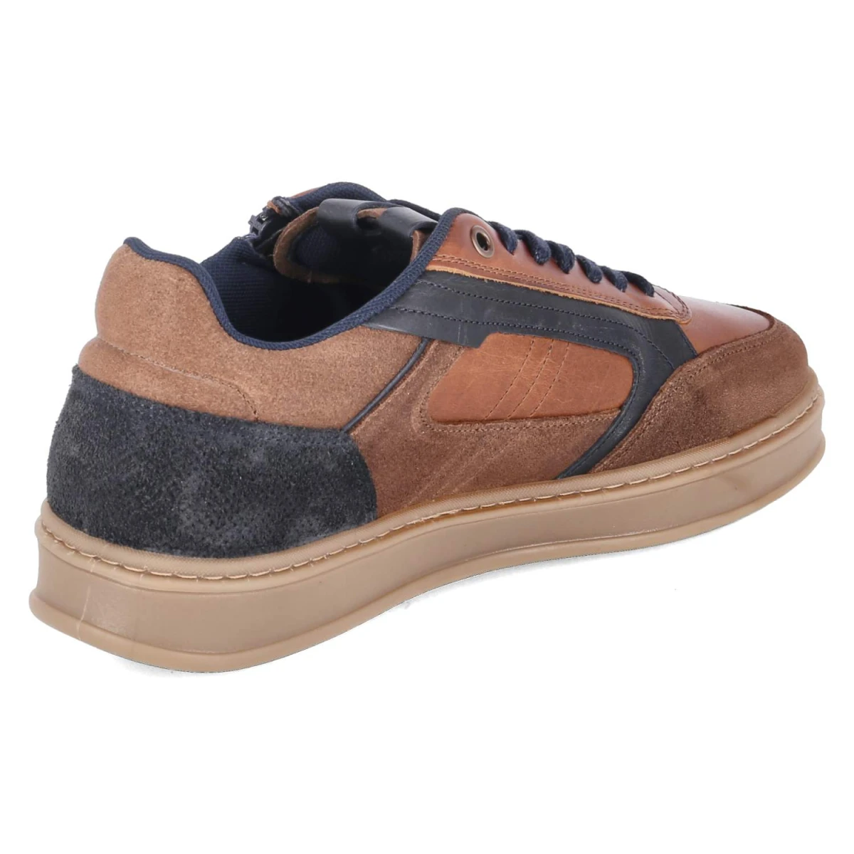 BullboxerLow Sneaker - Cognac-Navy