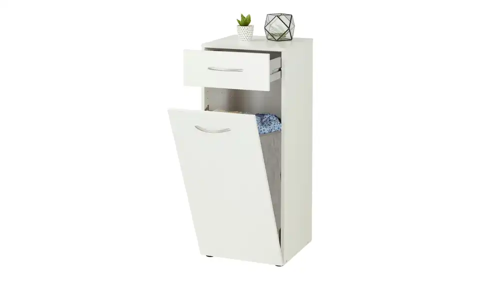 Kommode mit Wäschebox Multischrank-System 40 cm Weiß