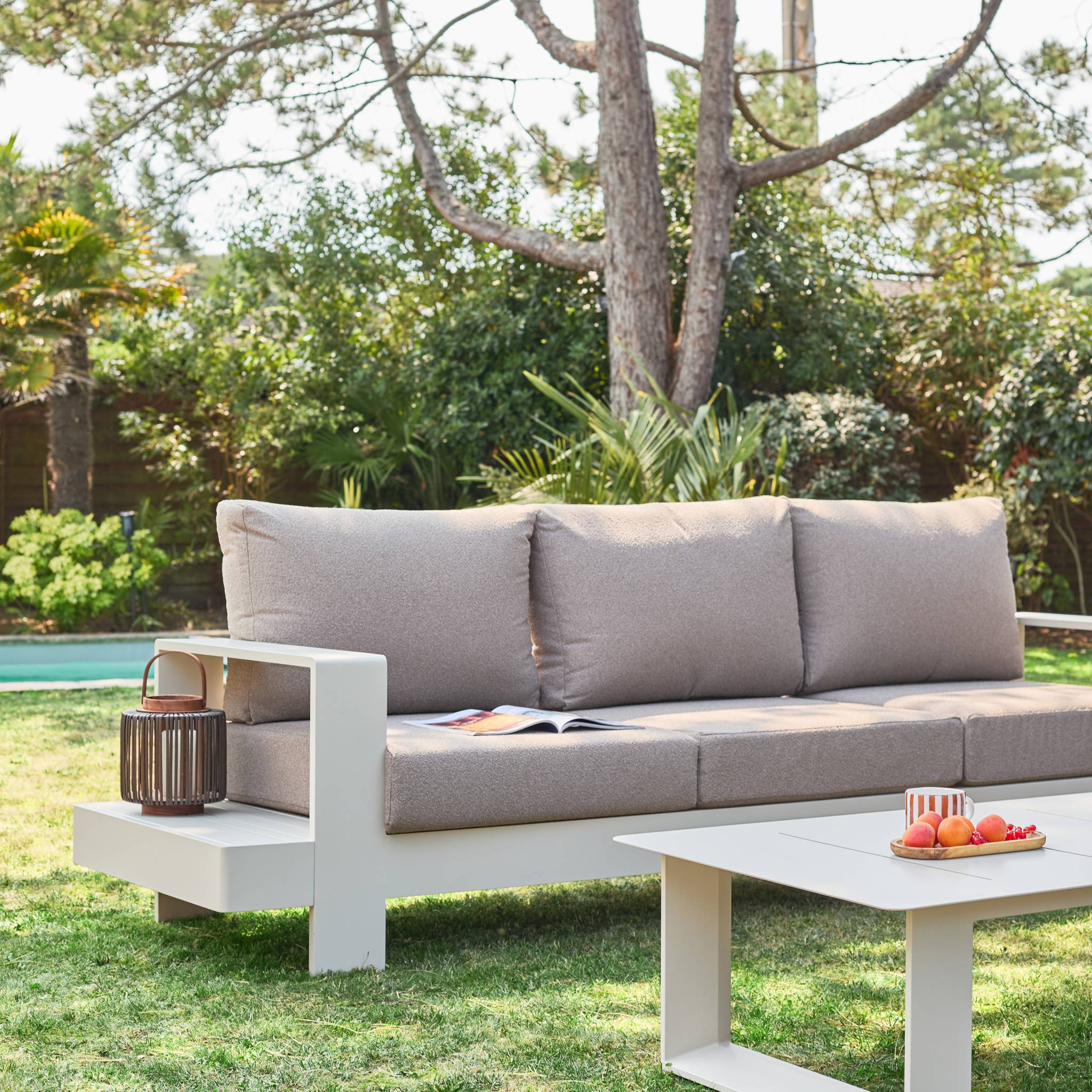 sweeek - Loungeset 5 zitplaatsen aluminium