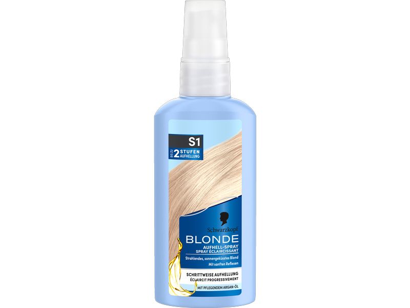 Schwarzkopf Blonde Aufhell-Spray S1 125 ml Haarfarbe für ein aufgefrischtes, sonnengeküsstes Blonde