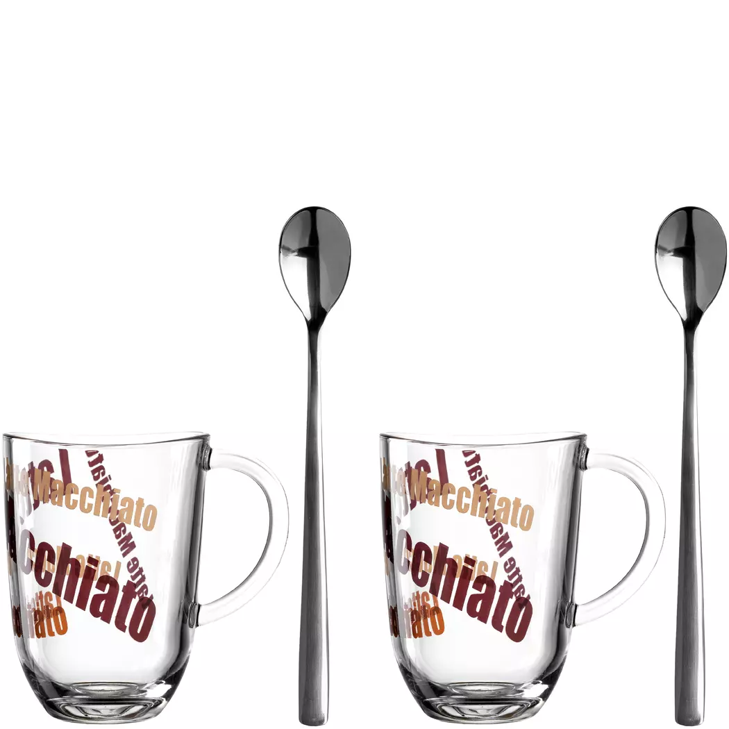 Latte-Macchiato-Set Napoli 4tlg.