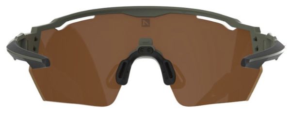 Coffret Lunettes AZR Race RX Kaki Mat / Écran hydrophobe Jaune   Incolore