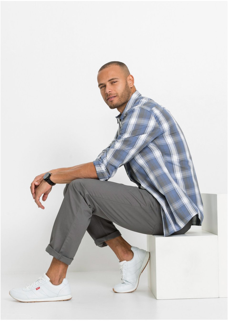 Lot de 2 pantalons taille extensible