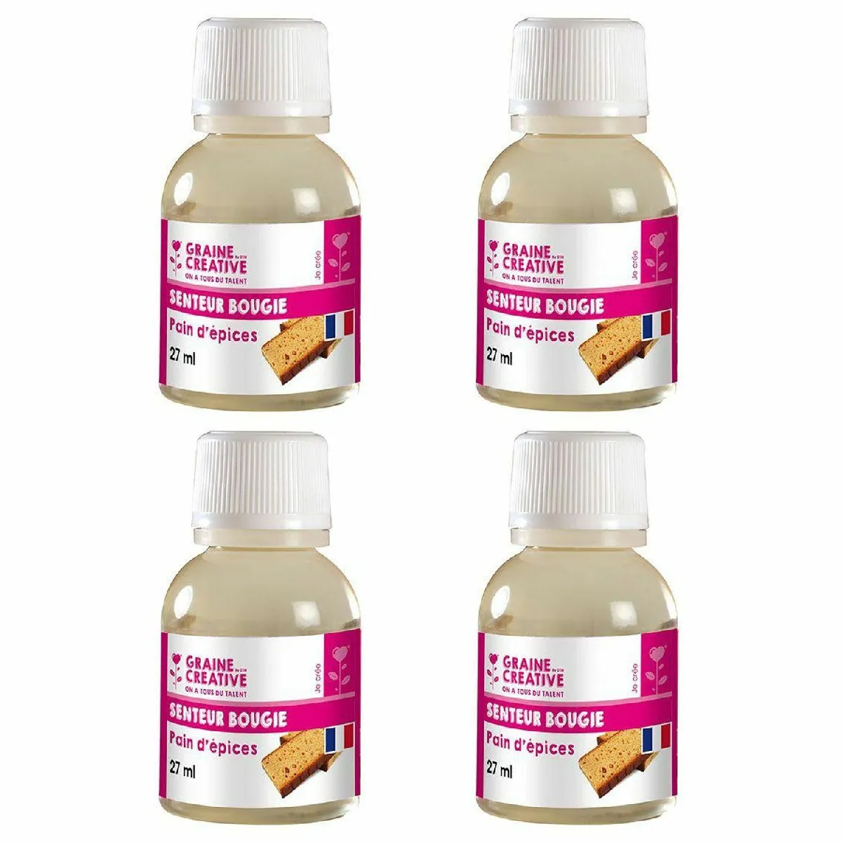 Graines Créatives Parfum pour Bougies 108 ml - Pain d'Épices