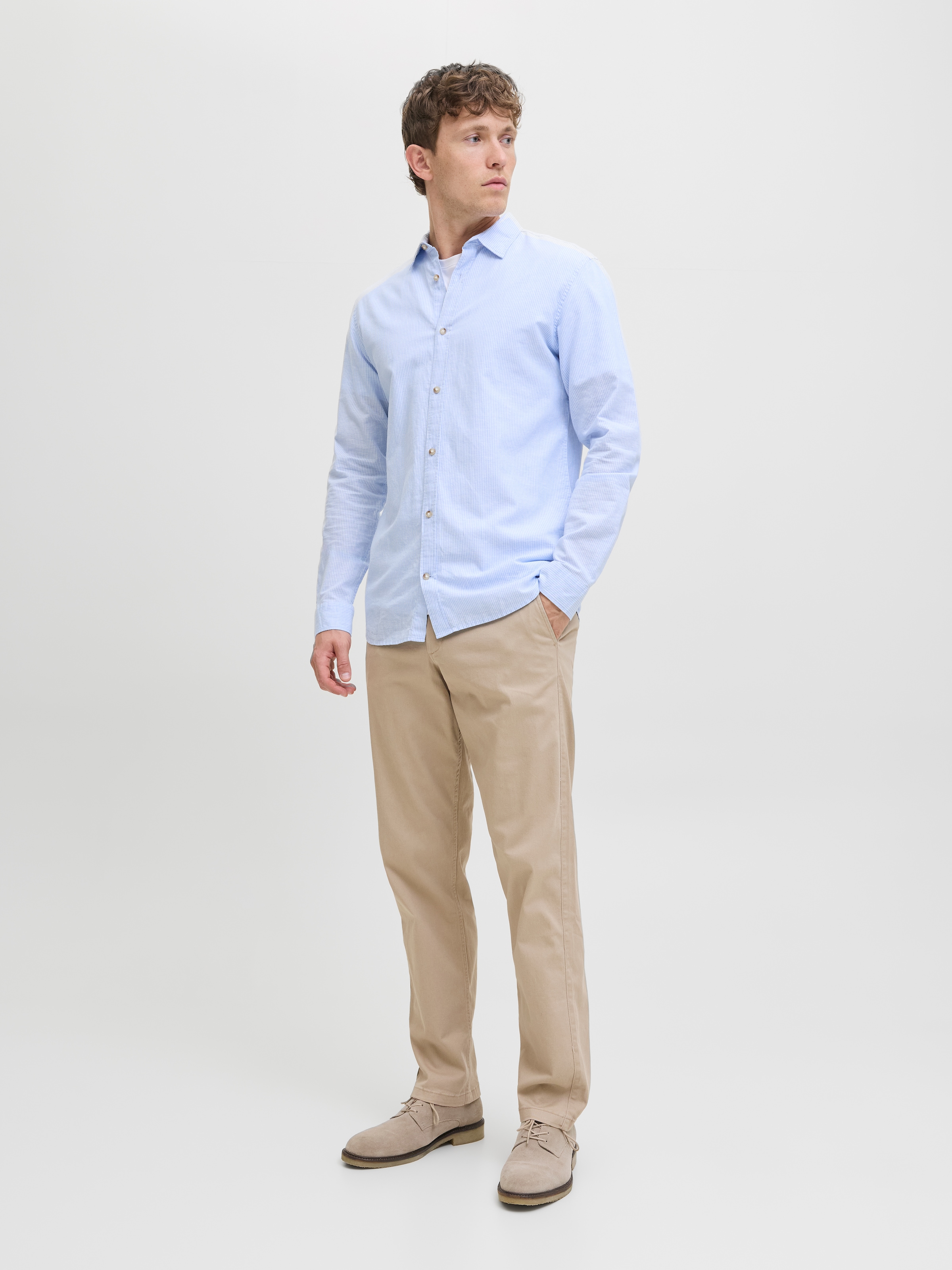 Jack & Jones Chinohose »JPSTKANE DAVE CHINO 2PK MP NOOS«  In vorgewaschener Qualität