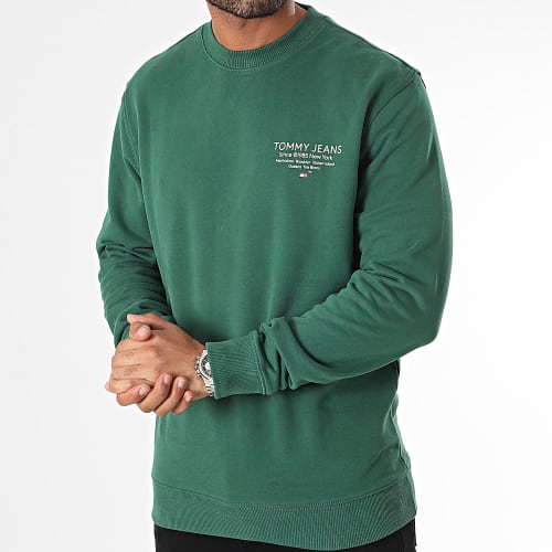 Sweat Crewneck Regular Essential Graphic 8404 Vert
