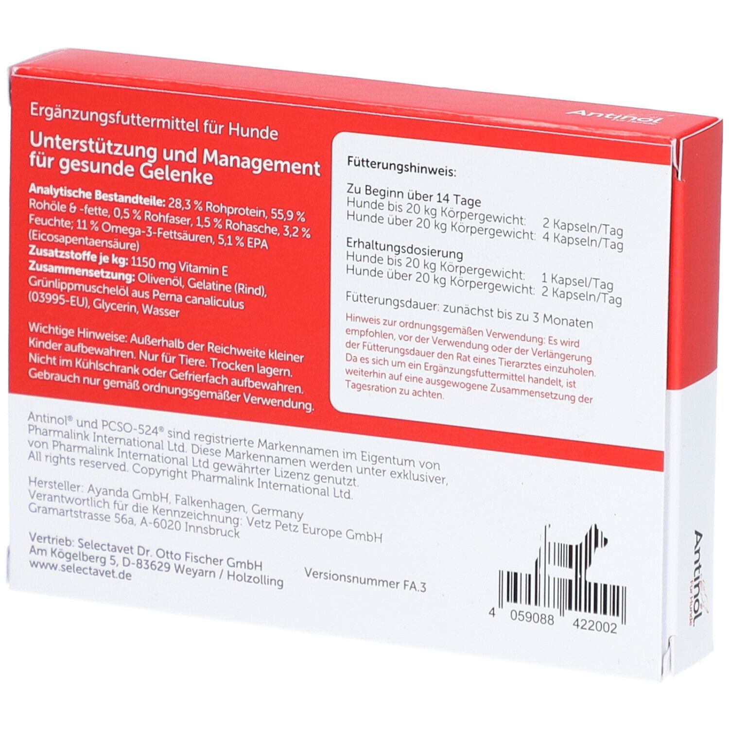 Antinol® Für Hunde