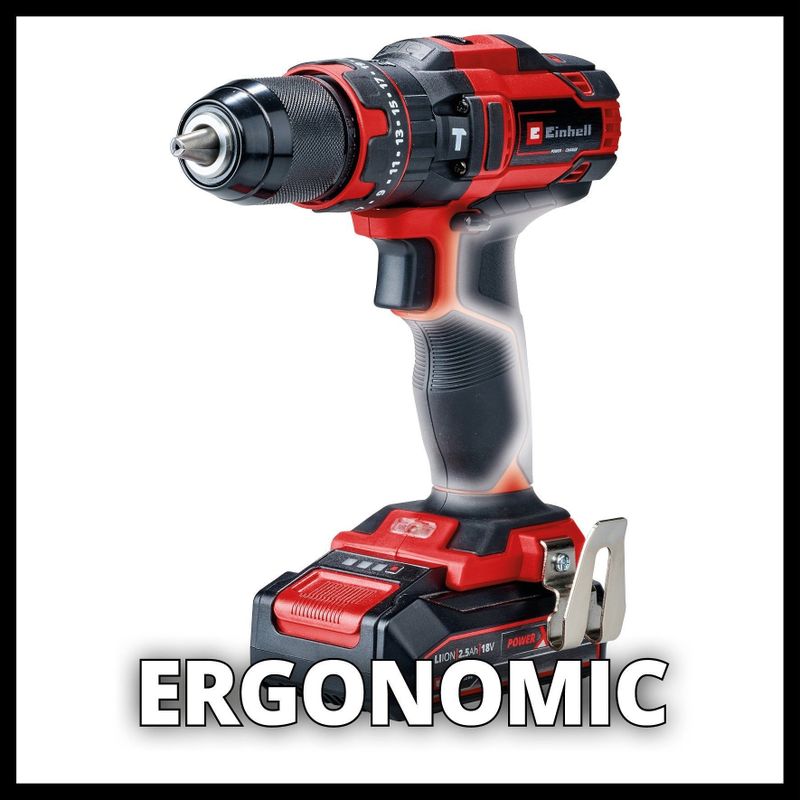 Power X-Change - Klopboor-/schroefmachine - Rood - Accu - 18V