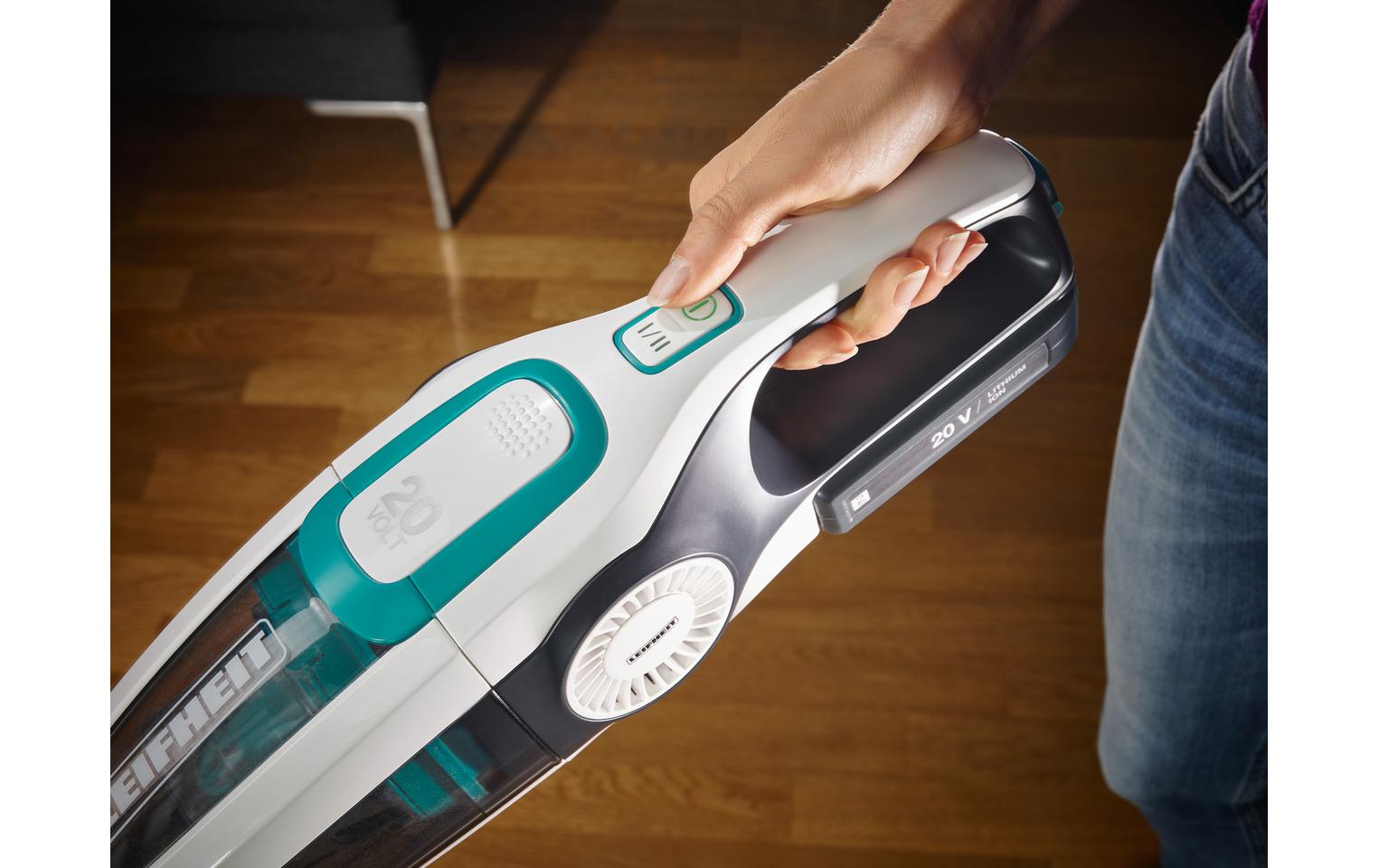Akku-Hand- und Stielsauger Regulus PowerVac 2in1 Weiss<br>Kabelloser Staubsauger