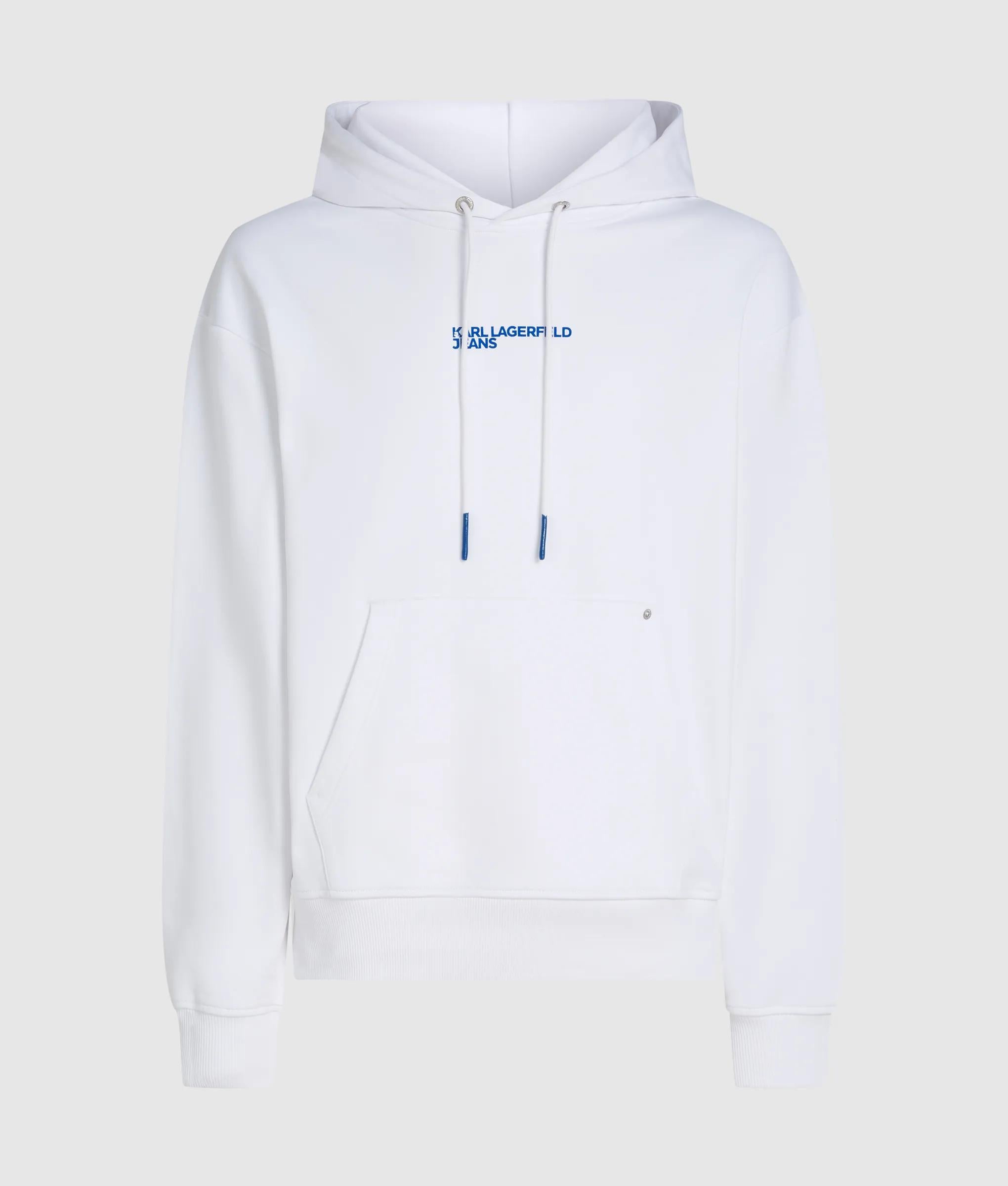 Relaxte hoodie met grafische Karl-print