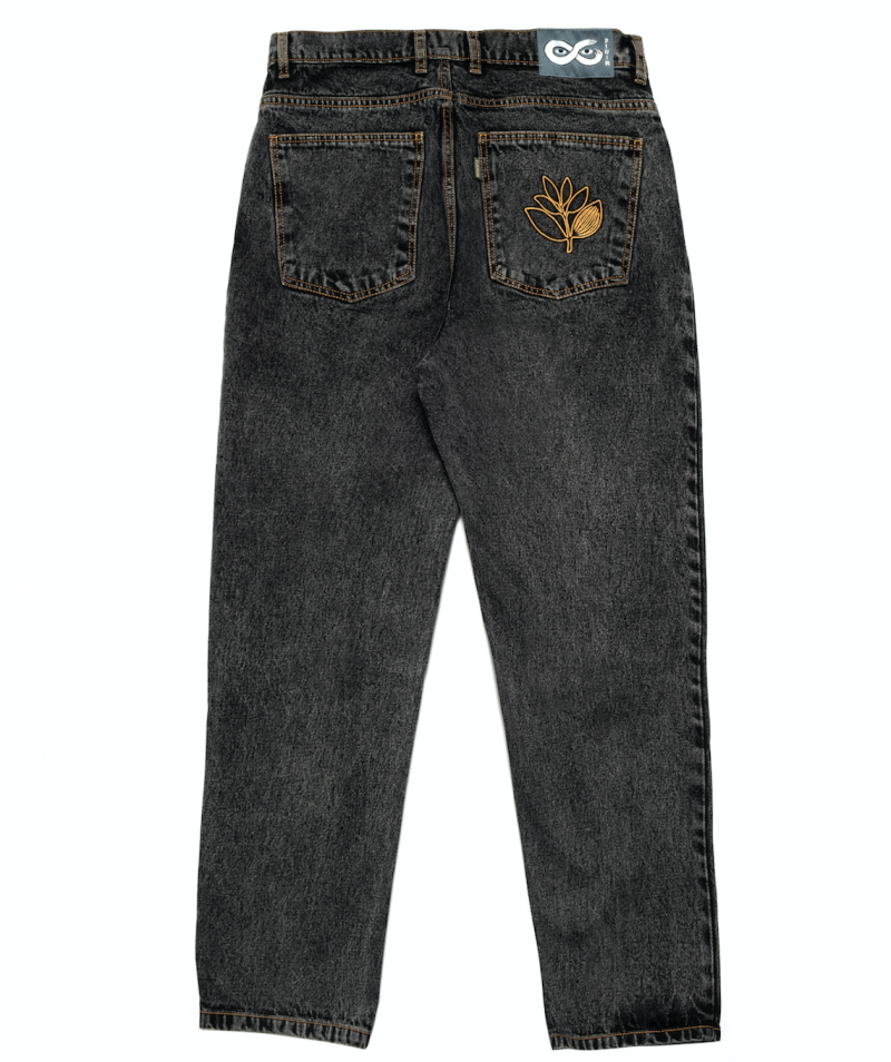 PANTALON OG 2 TONE - JEAN NOIR DÉLAVÉ