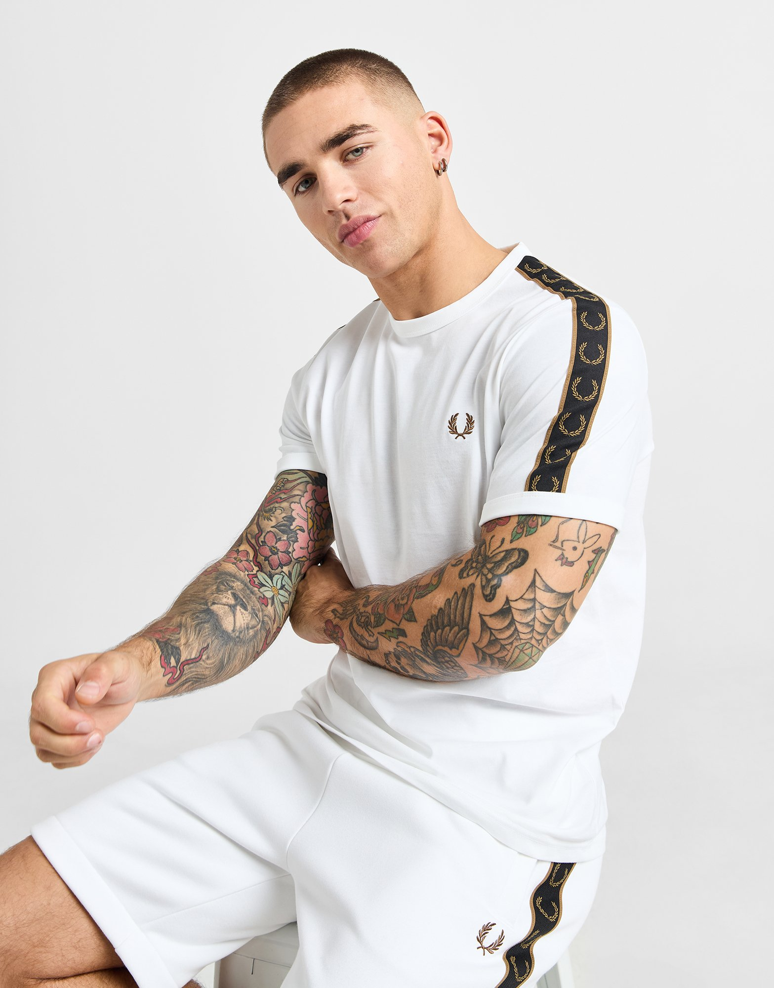 Fred Perry T-shirt Tape Ringer Homme