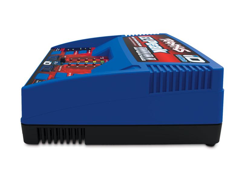Traxxas Dual-Ladegerät EZ-Peak 8A, 100W, 2-3S 8-Ampere NiMH/Lipo Schnell-Ladegerät für Traxxas-ID Akkus