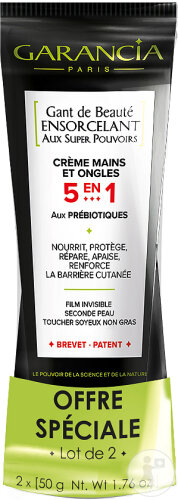 Garancia Formule Ensorcelante Gant De Beauté Crème Mains Et Ongles 5en1 Tubes 2x50g